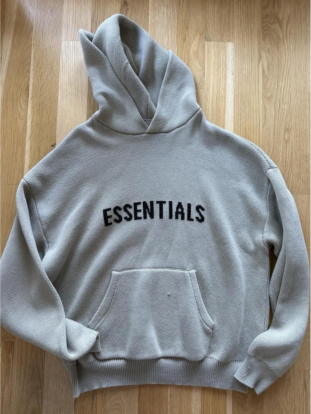 Fear Of God Essentials Knit Hoodie Size Lg L Good Condition